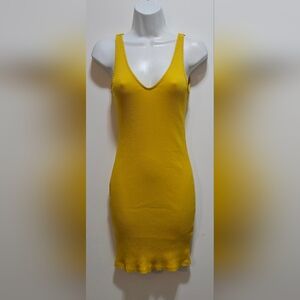 EXPRESS YELLOW DRESS XS